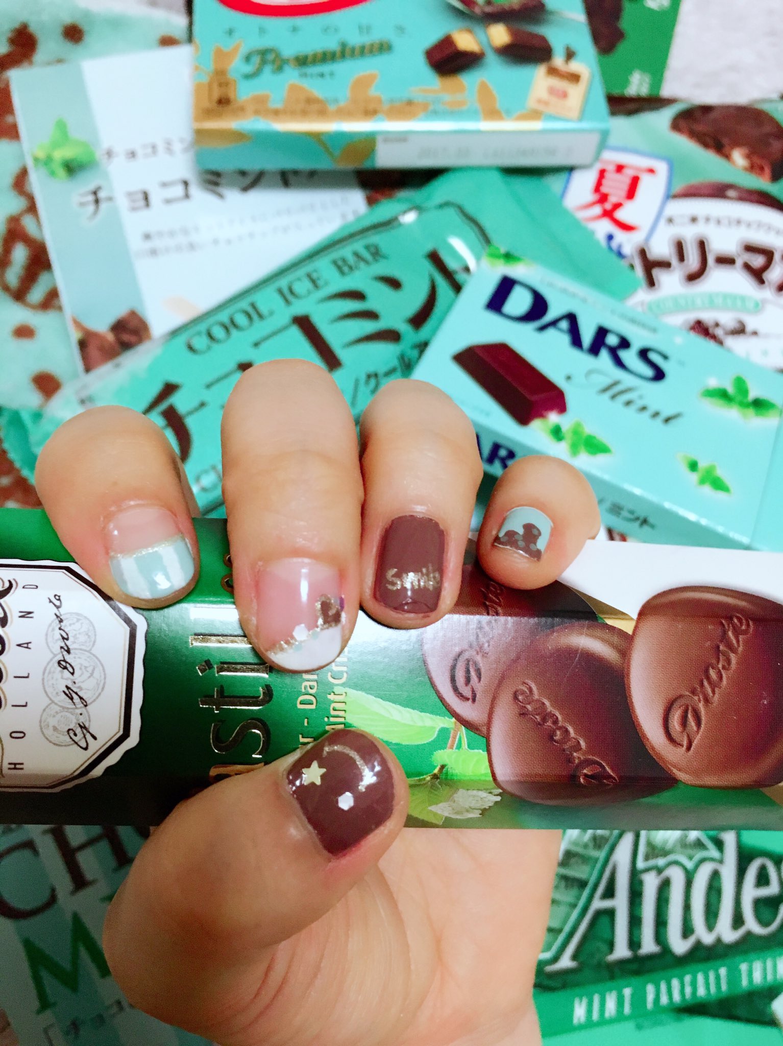 チョコミントネイル Twitter Search Twitter