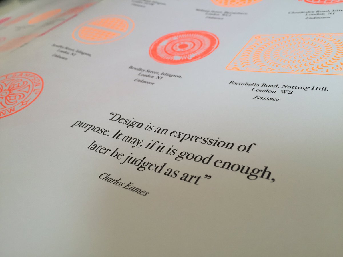 City_ID's tweet photo. Arrived today. #Overlooked by @pentagram celebrating street covers: "the gatekeepers to our underground world". https://t.co/dUczI85ri4