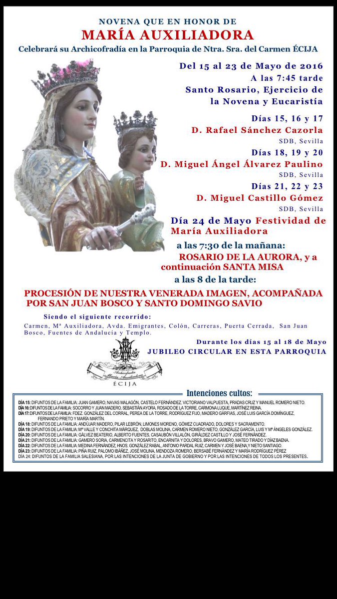 M.AUXILIADORA ECIJA tweet media