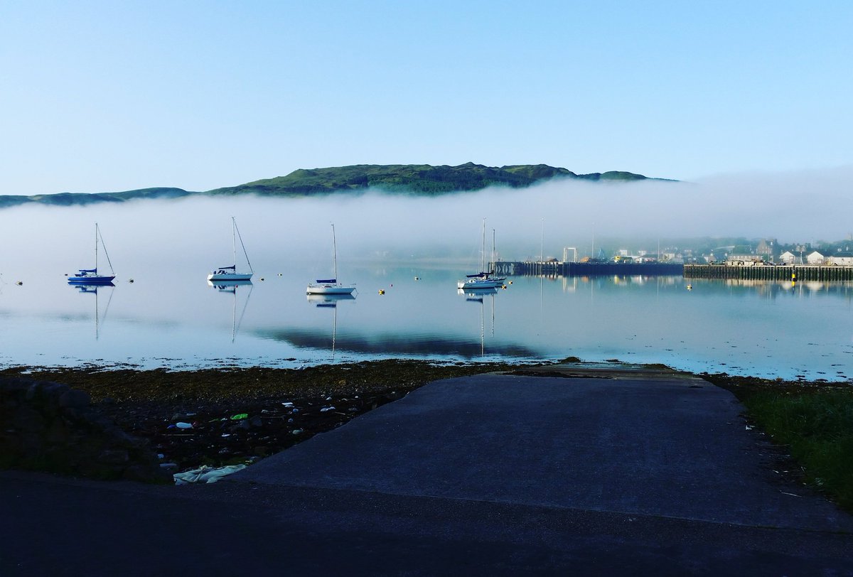 Mist rolling in... it's MOKRUN this weekend! Are you ready? Race packs now emailed! #running #argyll #mokrun