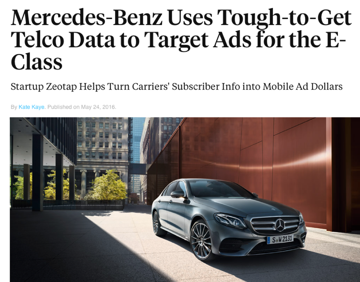 zeotap's tweet photo. Big press go-live with @MercedesBenz on @adage for @zeotap! https://t.co/fur8HhXbnN https://t.co/Mvpfy8AvmT