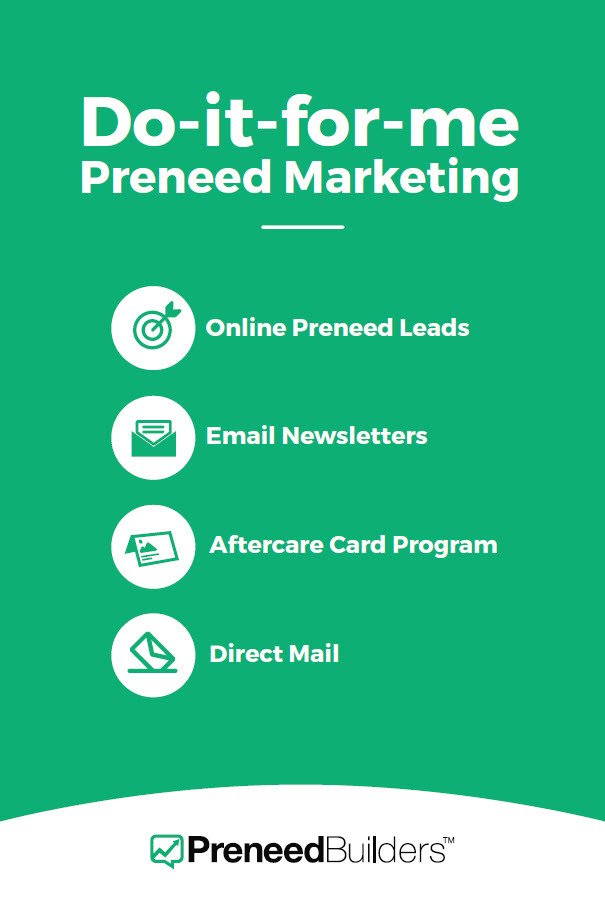 preneedbuilders's tweet image. Do-it-for-me Preneed Marketing means we do the marketing and you meet with your families.     #NCFDA booth 405.