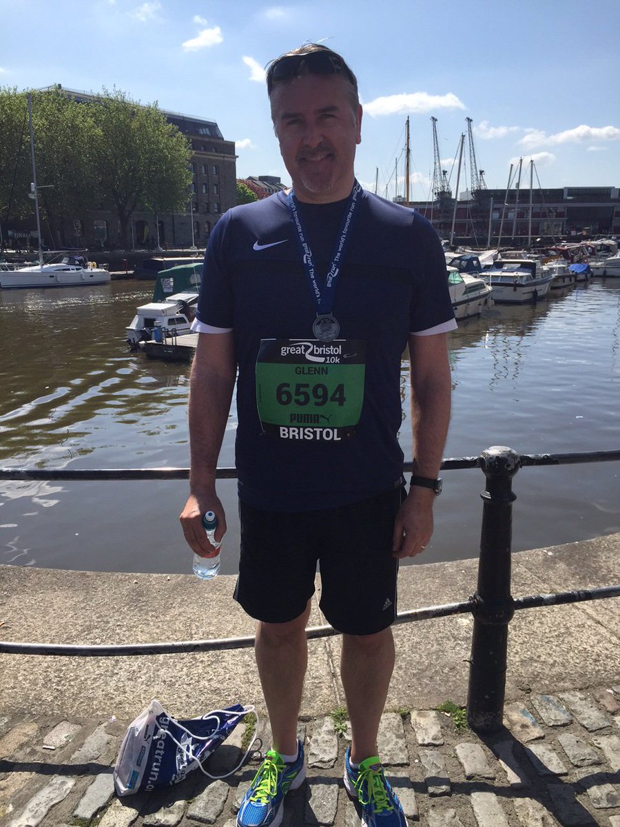 apexelements's tweet image. Well done to our Studio Operator Glenn for running the Bristol 10K with a bad knee! His other knee now hurts aswell!