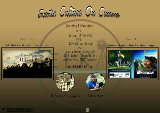 Yuk sineMania merapat ke Gedung Utama UPGRIS ada pemutaran film dari temen2 <a href="/elkasinema/">ELKA Sinematografi</a> nih :D