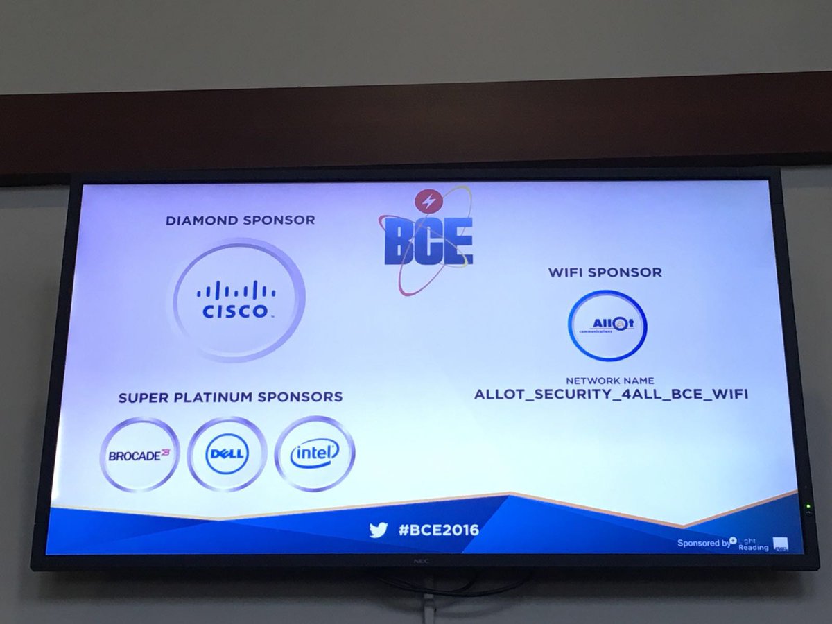 allot_ltd's tweet photo. Thank you all for an amazing day at #BCE2015 cant wait to see you all tomorrow #mobilesecurity #NFV https://t.co/xZuS40GsRx