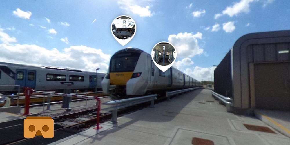 Experience a <a href="/googlevr/">Google VR</a> 360 tour of the new #Thameslink700 train via the <a href="/TheRoundMe/">Roundme</a> app - search for 'Thameslink'