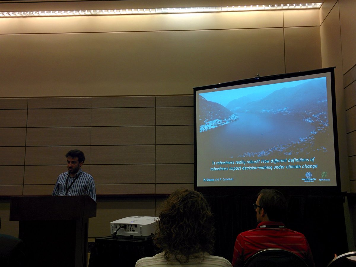 AndreaCominola's tweet photo. @MxgTeo is robustness really robust? 
@NRMPolimi #EWRI2016 https://t.co/yi8Imcwggk