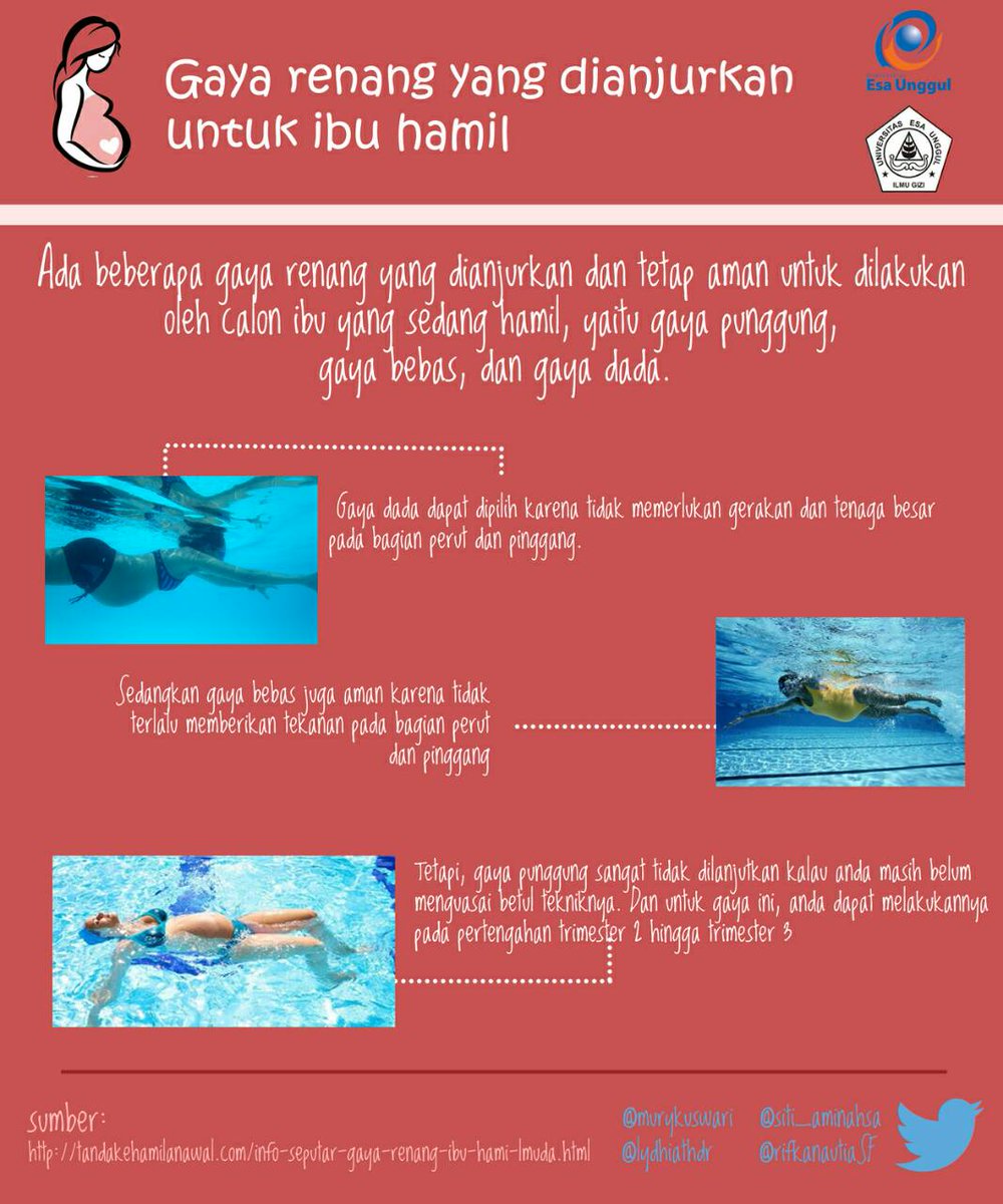 lydiathdr's tweet photo. Olahraga renang sangat bagus bagi ibu hamil. @murykuswari #TugasMediaKominikasi #murykuswari  #esaunggul https://t.co/7FMnji1UaR