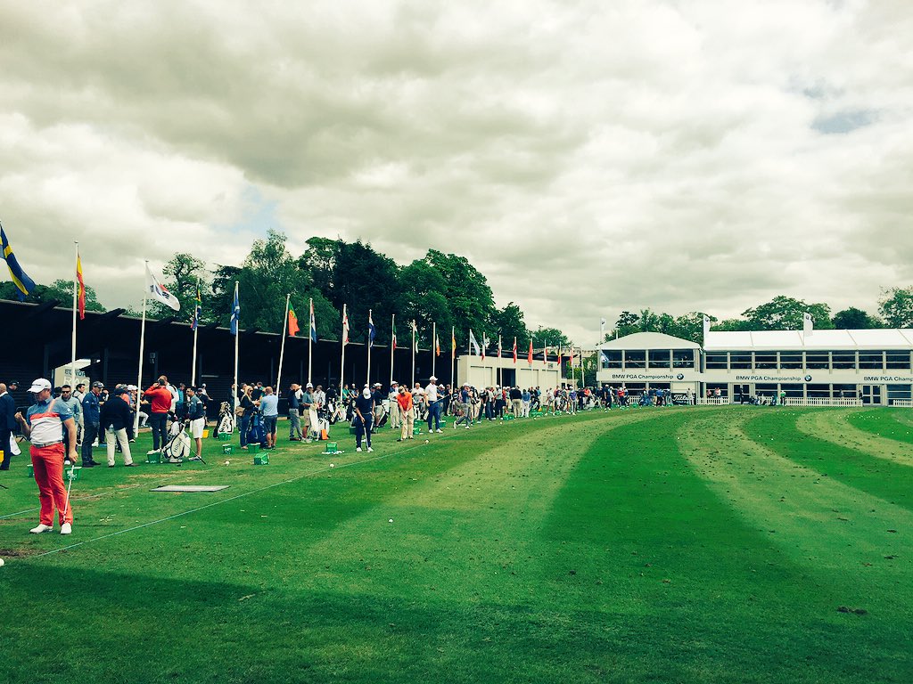 boditrakgolfusa's tweet photo. On the range @BMWPGA for some #FJPerformanceFit data collection. Cc. @FootJoyEurope https://t.co/zTM04gWoNp