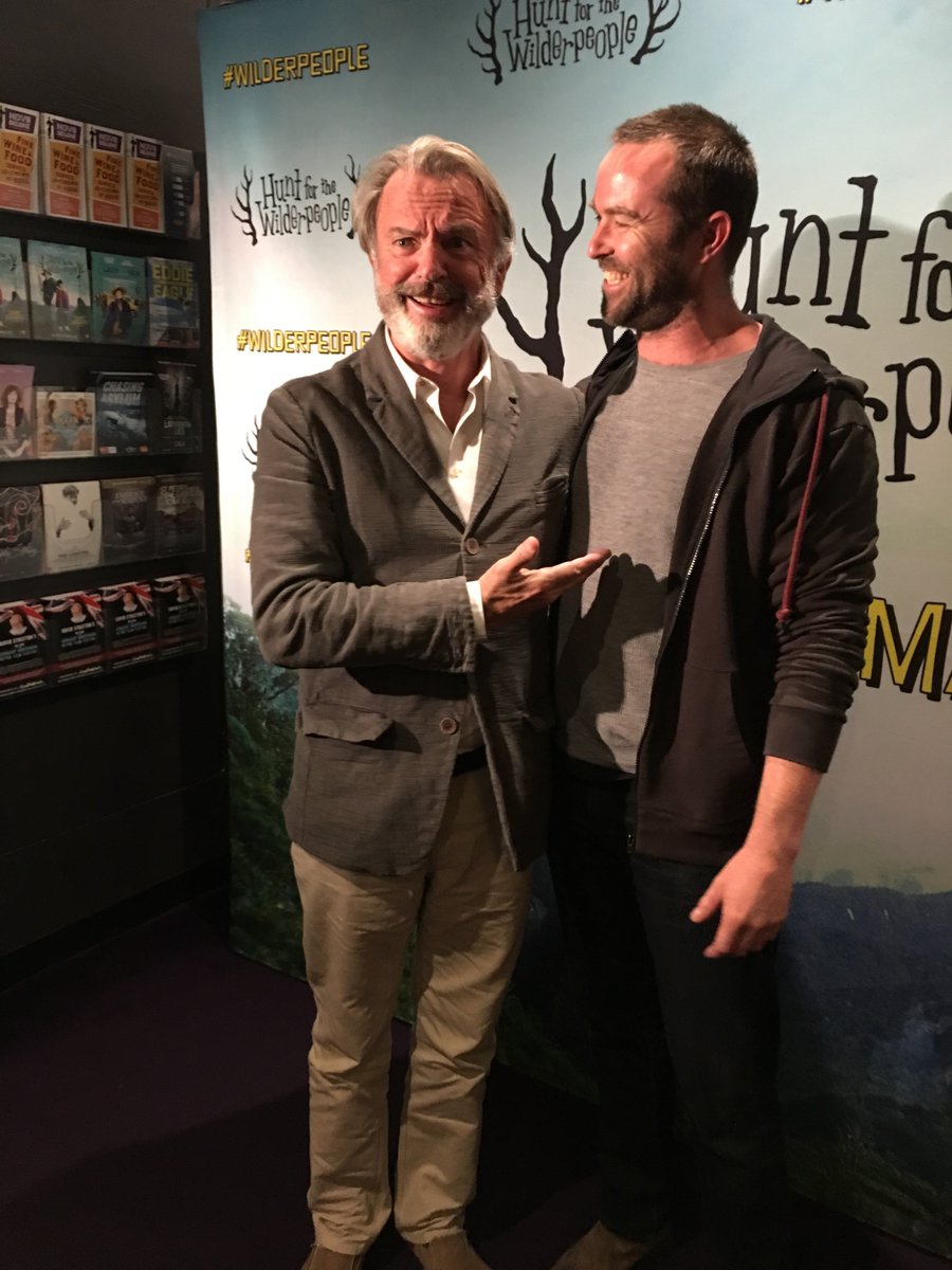 TwoPaddocks's tweet photo. Look who turned up , old mate , at #HuntForTheWilderpeople. 10 points if you know who it is . [ clue #majorstar ] https://t.co/uPPplA26Ow