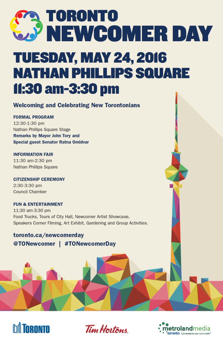 It's #TONewcomerDay at City Hall! Welcome!