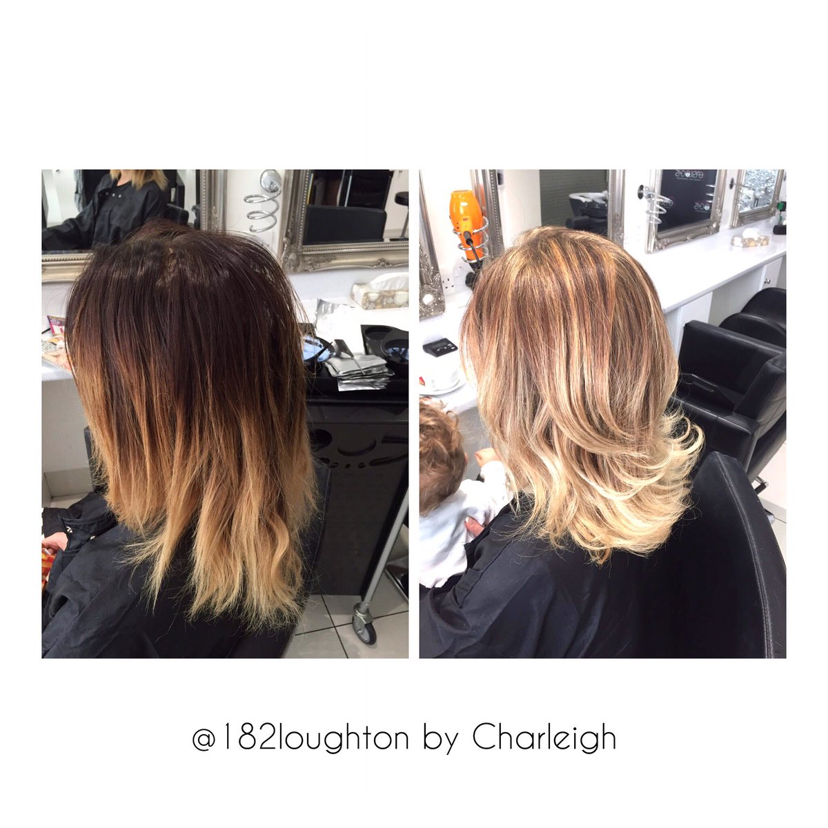 182loughton's tweet photo. Before &amp; after, colour cut &amp; blow dry by @charleighjayne @182loughton 
Appointments 
☎️0208-5024212
#Essex https://t.co/3bIKRktu9W