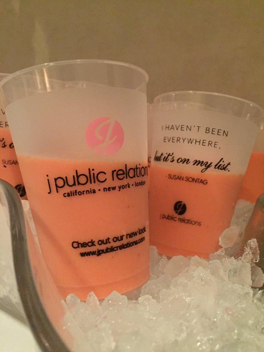 Rise and shine! Celebrating the launch of our new branding over morning smoothies at the #prsatravel conference.