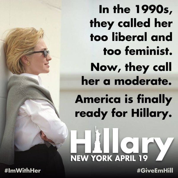laadyjaayne's tweet photo. #Slogans4Hillary https://t.co/7g7WphtriW