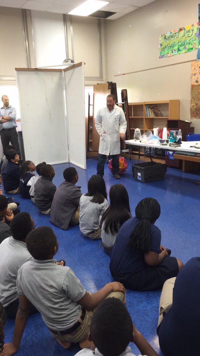 EEPTulane's tweet photo. Excited to see Mr. Bond the Science Guy this morning! Thanks PTO! https://t.co/VBGuMxti8p