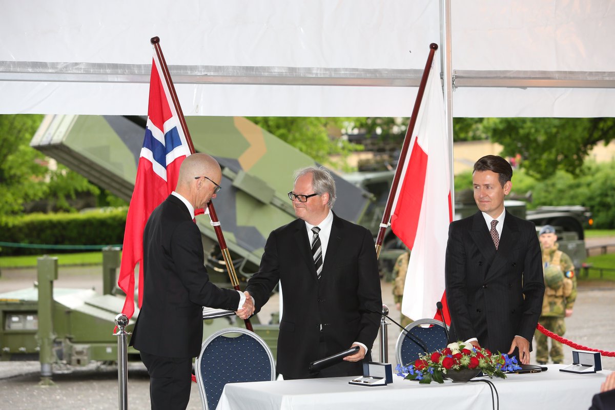 kongsbergasa's tweet photo. - Industrial cooperation of complementary technology for Norway and Poland, says @HAannestad https://t.co/F54dn71LJd https://t.co/Yku9tNcBMg