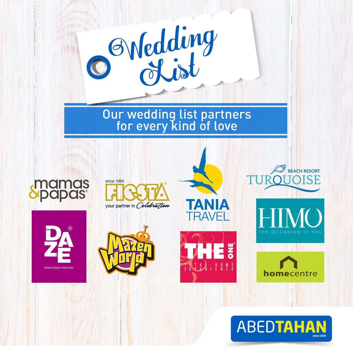 Abed_Tahan's tweet photo. Benefit from discounts this wedding season from all our partners. Starting something new has never been this easy. https://t.co/rrGMRTzLMy