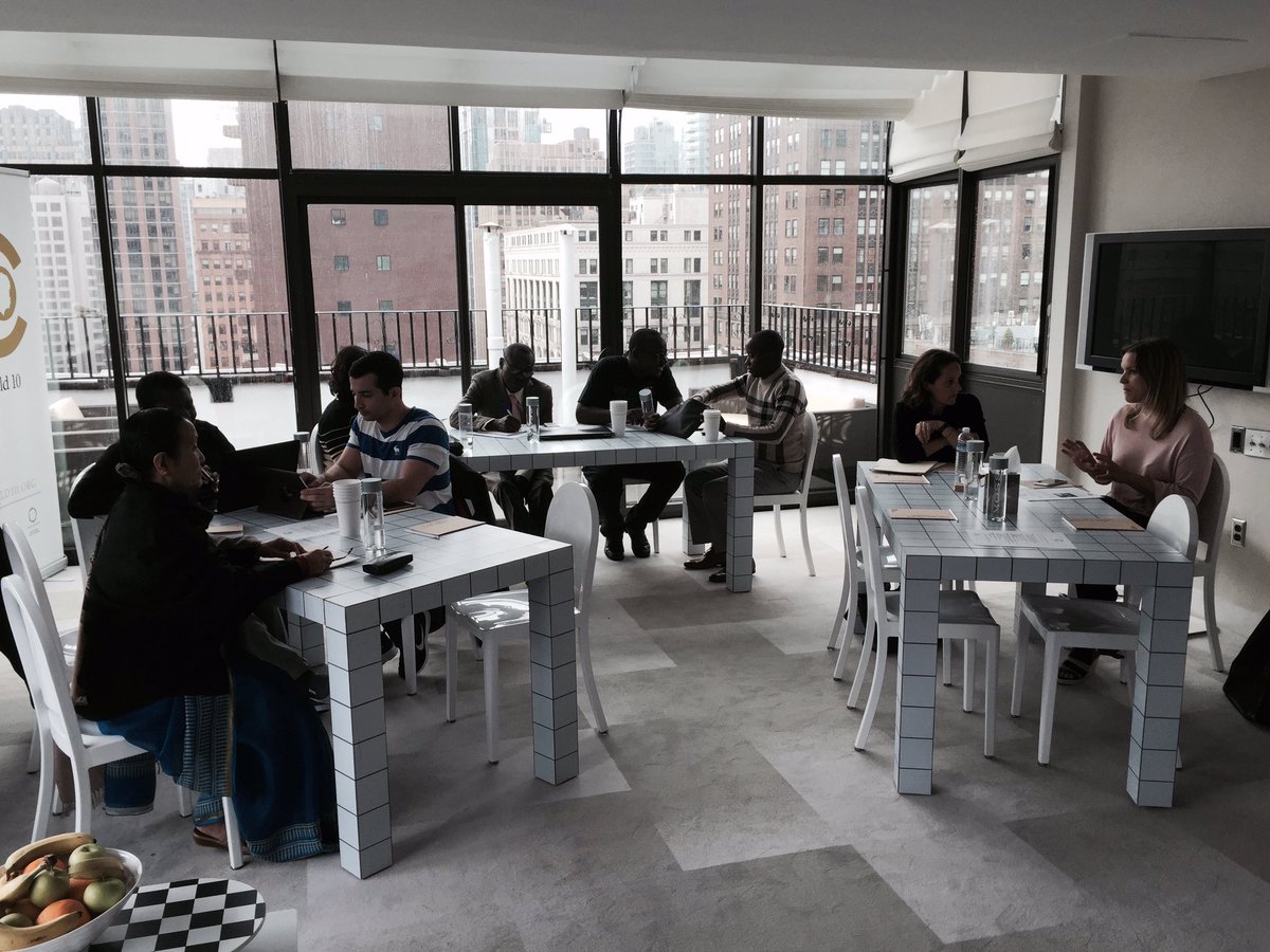 I'm so honoured to be here with our C10 winners in NYC. Let's start!