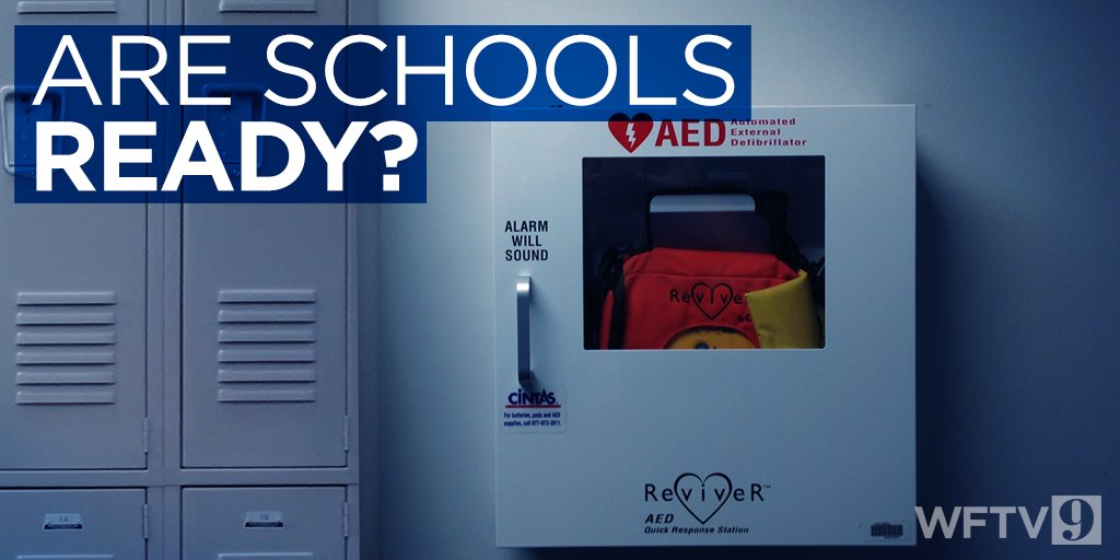 mattparcell's tweet photo. •AED's are in jails and prisons. But they're not at every school. @NAlvarezWFTV investigates today on #WFTVat5 https://t.co/5EUIMTNIR0