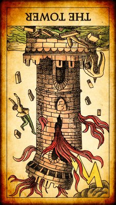 foolschildren's tweet photo. When cards are reversed, meanings change. I sent you a reading of the Tower, and a farewell of sorts, via email. https://t.co/YgeYqz9FF1