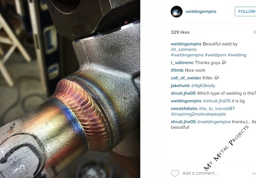 glenjonesind's tweet image. Tig Socket Weld Fillet – Credit #weldingempire ow.ly/ph5F300u3VY 
#metalprojects #industrialdesign #diyweld