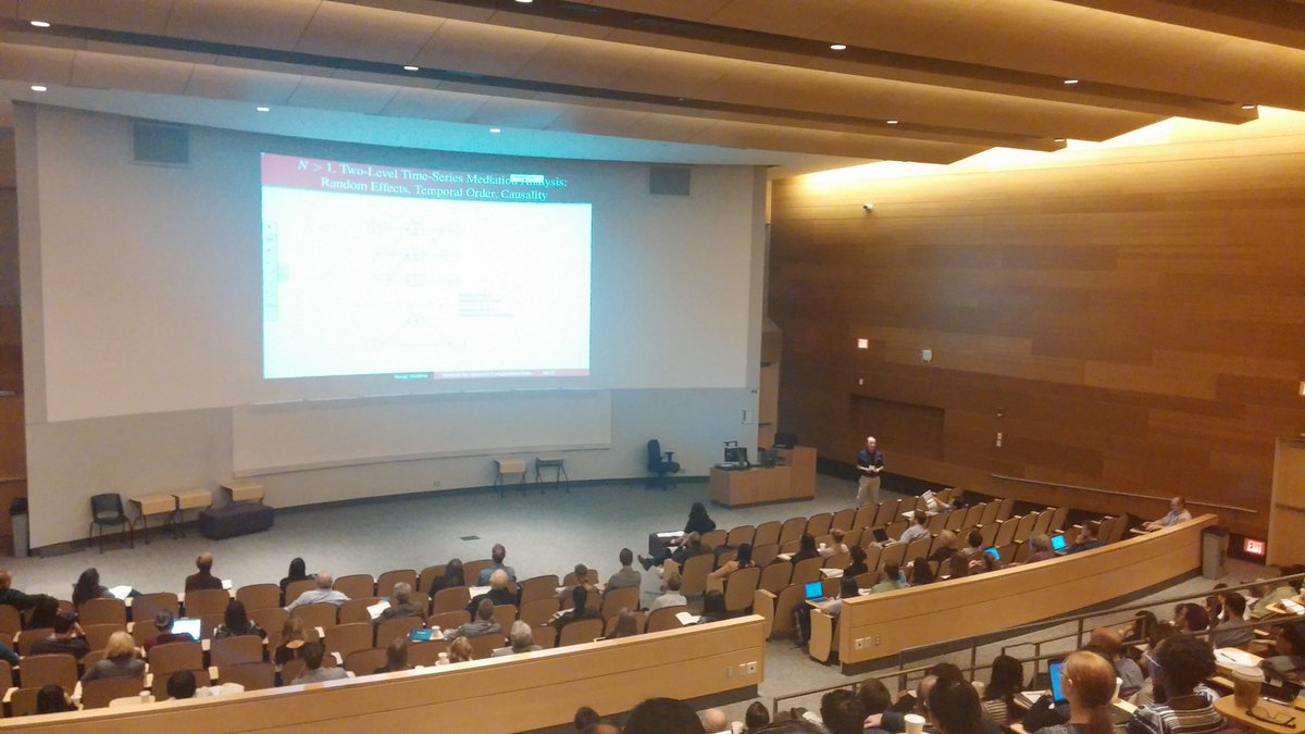 micaelavcmorgan's tweet photo. Great keynote by Bengt Muthén at the Modern Modeling Methods Conference. https://t.co/nsLWOXMZyH