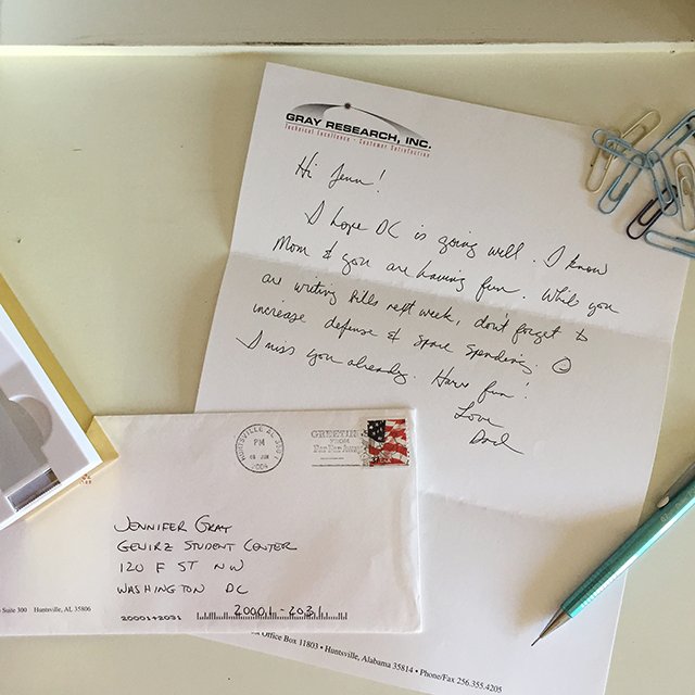 jennifergelwell's tweet photo. Dad was probably busy when he wrote this but I'm so glad he did. Dad's #writeyourlove #tbt https://t.co/GZNbU3iBCC https://t.co/V9YQ4wlrhj