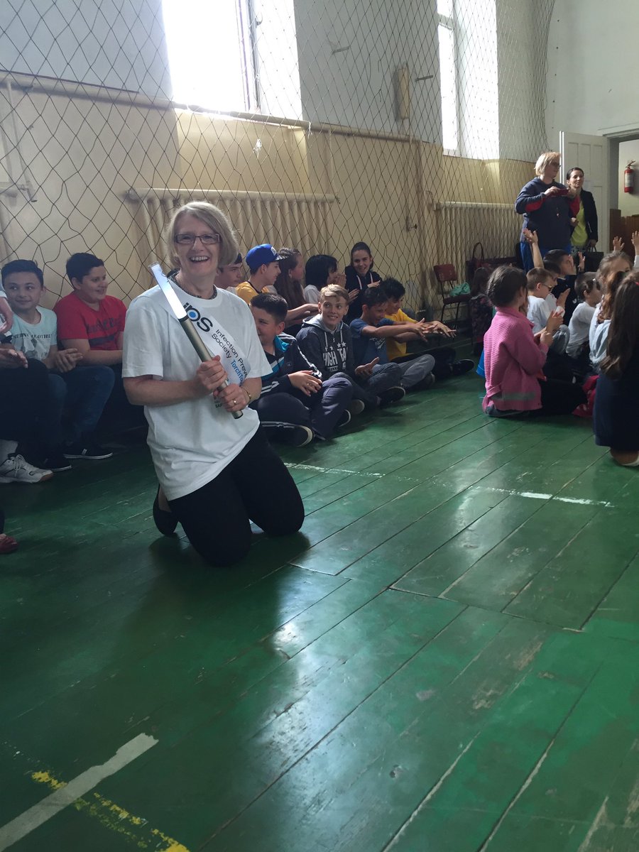 IPS_Infection's tweet photo. @pollygary @HallamCarole visiting school in #Romania #IPSTorchTour16 https://t.co/SAE3T8rDFu