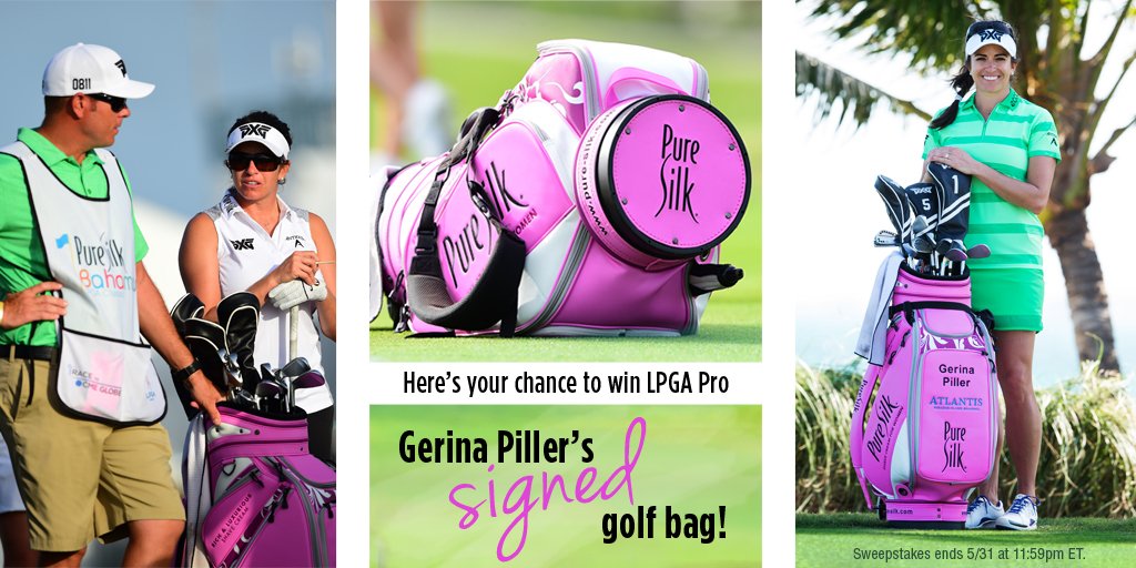 PureSilkShave's tweet photo. RT &amp; Follow @PureSilkShave for a chance to win @GerinaPiller’s signed golf bag! #Sweepstakes https://t.co/1MpXWvEob5 https://t.co/Z1zOvr14CT