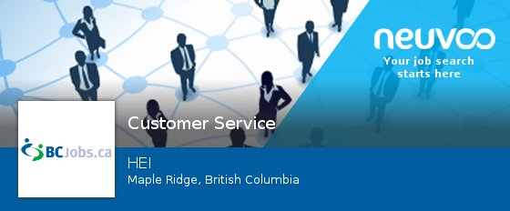 NeuvooSurrey's tweet photo. Apply now to work for HEI as #Customer #Service in #MapleRidge #jobs https://t.co/0Omz0jAQlk https://t.co/3NFPmBNKV8