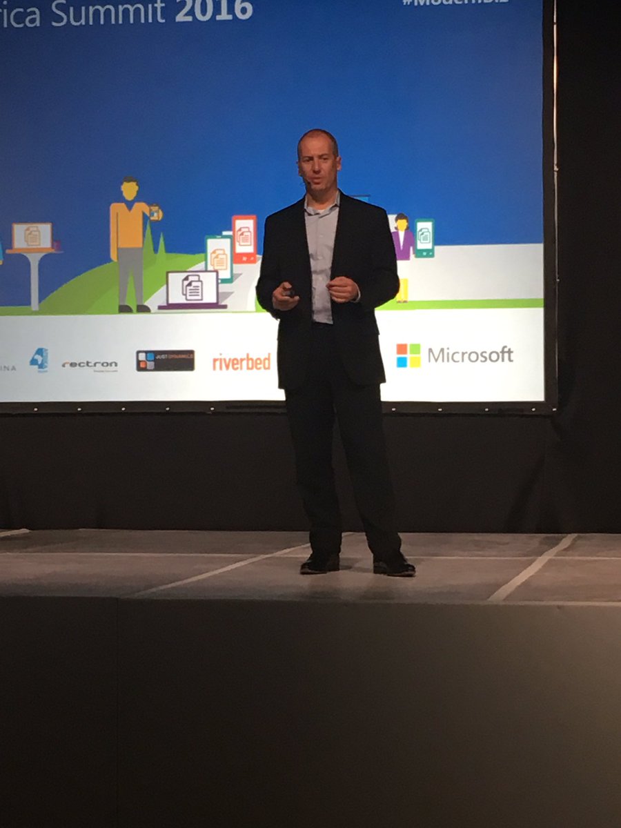 TurnersBeat's tweet photo. "Speed of information drives change" - Wayne Koonin - CFO - Omnia #ModernBiz @MicrosoftSA https://t.co/mvH2l4YL8l