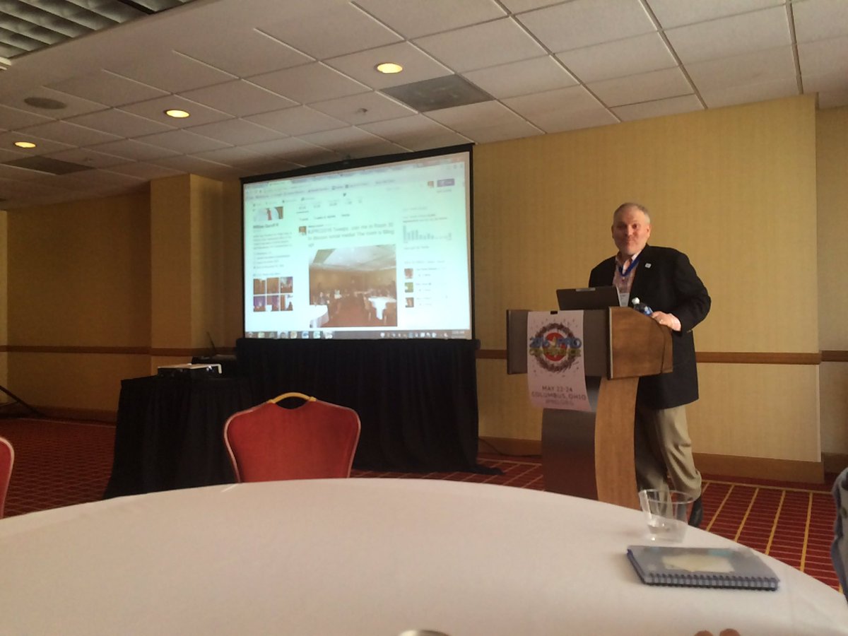 BMoreBowTied's tweet photo. I'm Tweeting about @Daroff (no. 1 "Jewish twitterer") talking about Twitter #JPRO2016 https://t.co/a6mflDdUuT