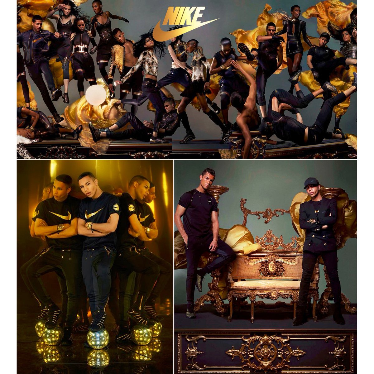 Trendyol's tweet photo. #ModaHaber 📣 #Balmain yaratıcısı #OliverRousteing #Nike özel koleksiyonu ile geliyor! 👟💥 https://t.co/yZpH6kNdFn https://t.co/dsvqvQjo5c