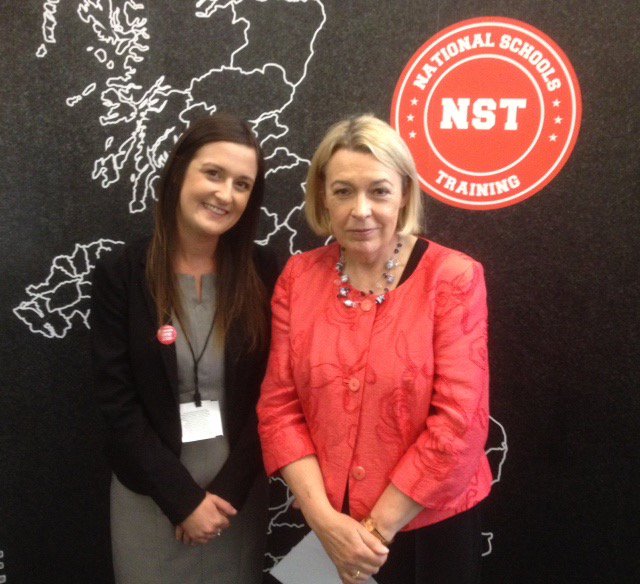 KeeleyMP's tweet photo. Great to meet Charlotte Egan from #Irlam &amp; Cadishead College in Westminster &amp; to support @nationalST #oneby2020 https://t.co/Y1TuByuSFQ