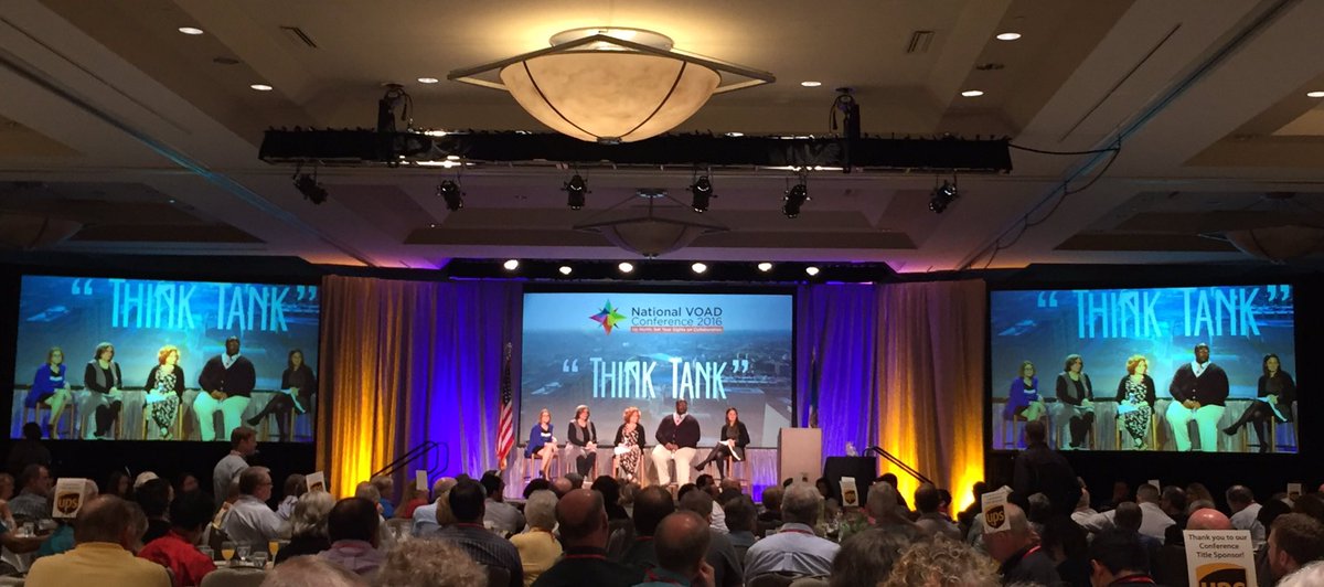 MN_VOAD's tweet photo. Breakfast Think Tank: “Serving Vulnerable Populations in Non-Traditional Disasters” cc: @NationalVOAD #VOAD2016 https://t.co/WqIyQ8pNjd