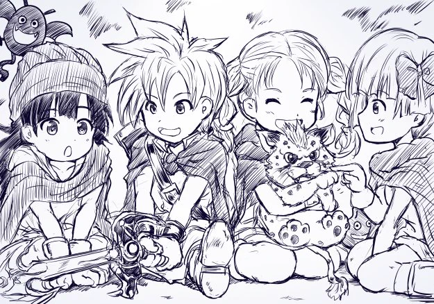 5の勇者一家。DQ5は「ドラゴンクエスト」という名の主人公の波乱万丈人生譚、だがそれがいい 