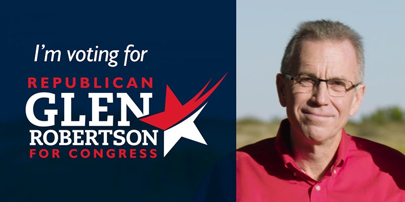 RT or post this graphic if you've voted. Get your own Election Day share graphics at GlenForCongress.com. #TX19