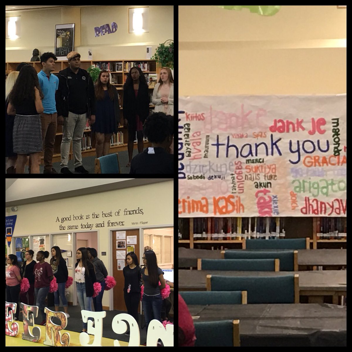 Tiger_Library's tweet photo. @IHS_Choir serenading the mentors during their thank you luncheon!! #mentorsmakeadifference #irvingproud https://t.co/MsOiaCzAiL
