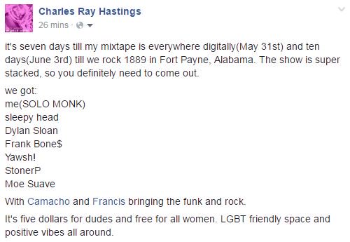 SoloMonk256's tweet image. June 3rd is my release show. Workin' hard to make our scene more inclusive. Come out or share the info.