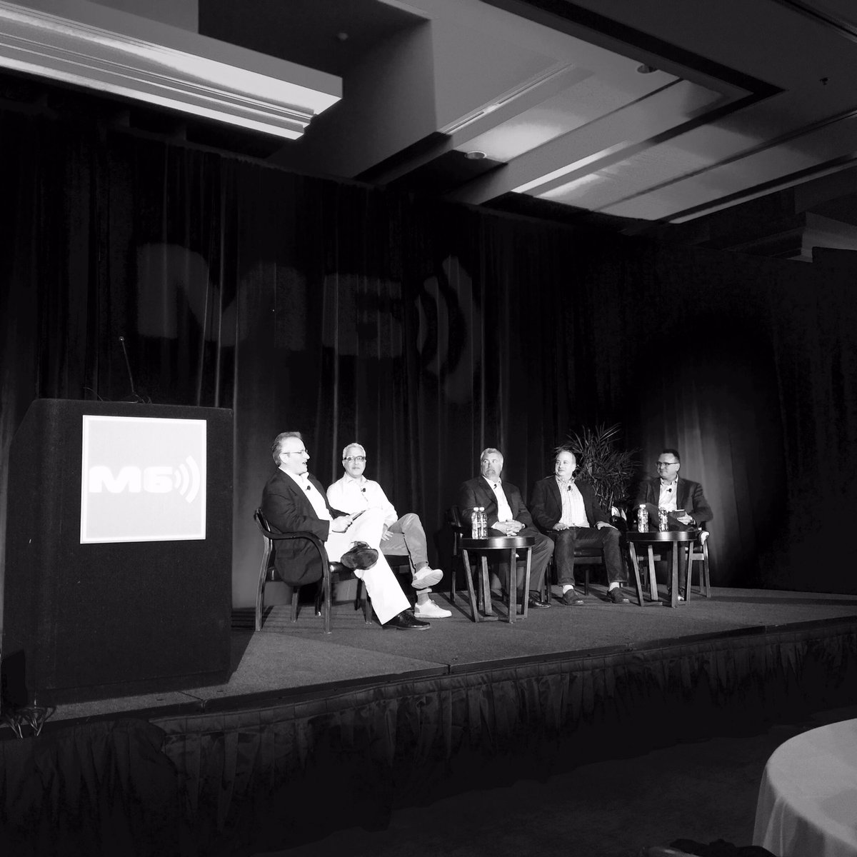 RobTiffany's tweet image. .@bmkatz discusses insights for future w/ @apstein2 @krbenedict @MobileKD &amp;amp; @Sanjay1 for @themobilecast #m6xChange