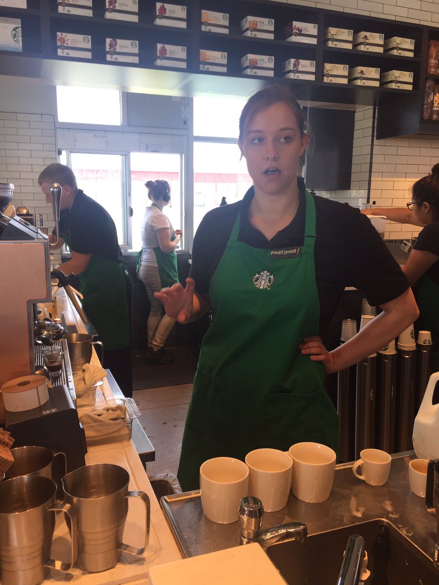 itzydaw1030's tweet photo. Maesynne is educating us on espresso roast! #baristachampion https://t.co/z6pb9cMcpk