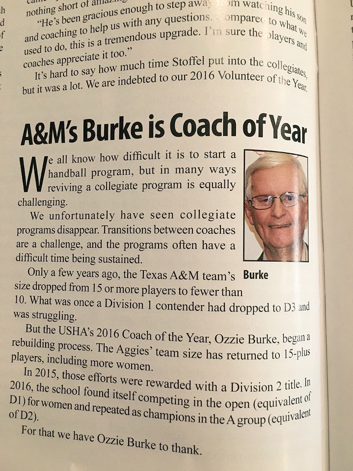 Texas A&M Handball tweet media