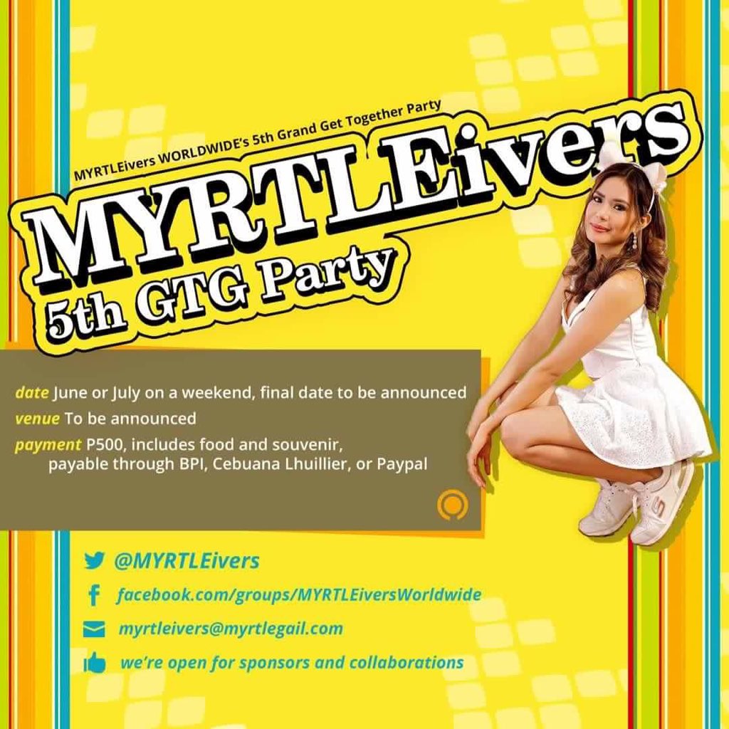 MyrtleGSCrew's tweet photo. See pix for details. MYRTLEivers 5th g2g party! 👇👇 @MyrtleGail https://t.co/5aw1Qs6S8M