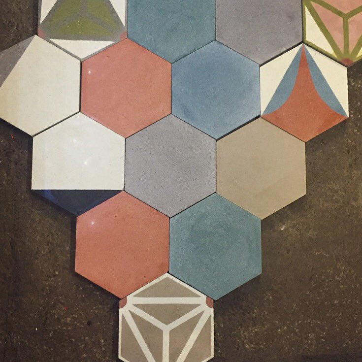 OttoTiles looking 😍 <a href="/CDWfestival/">Clerkenwell Design Week</a> #IHaveThisThingwithTiles #CDW2016 #cementtiles #interiors #interiordesign #tilelove
