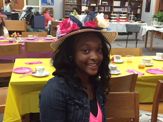 GreatFallsMSHS's tweet photo. Afternoon Tea Party with a GREAT group of 8th grade ladies @GreatFallsMSHS @abbybrunson https://t.co/YLCu92veCM