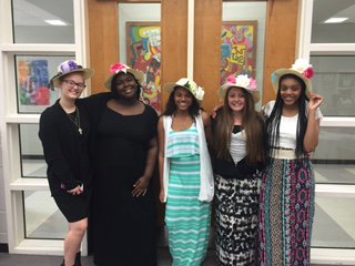 GreatFallsMSHS's tweet photo. Afternoon Tea Party with a GREAT group of 8th grade ladies @GreatFallsMSHS @abbybrunson https://t.co/YLCu92veCM