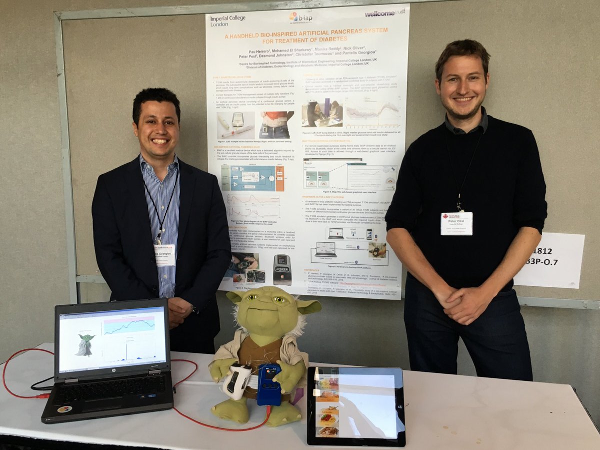 pgeorgiou_ic's tweet photo. Demonstrating @Imperial_BiAP Bio-inspired Artificial Pancreas at #ISCAS2016 Montreal , @ISCAS2016 @ieeecassociety https://t.co/gI8bYDw0HZ