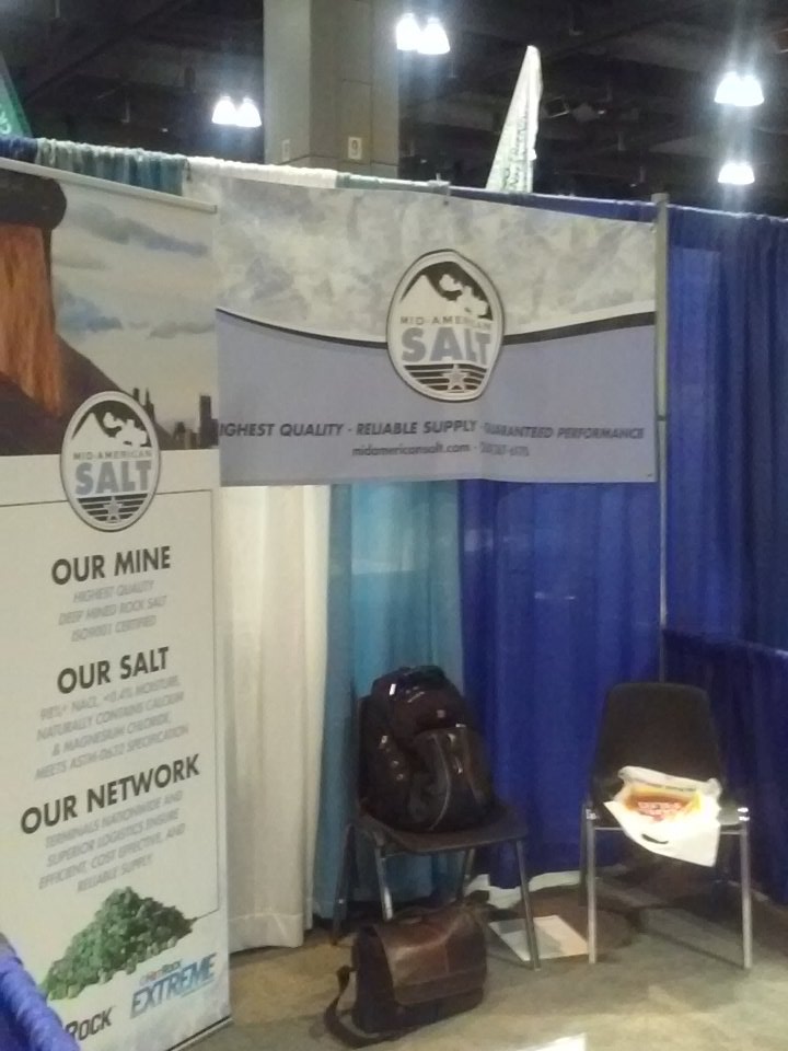Finishing up at the #APWA Snow Conference.  Great time with my neighbor <a href="/MidAmericanSalt/">Mid-American Salt</a> #show4snow #municipal #salt