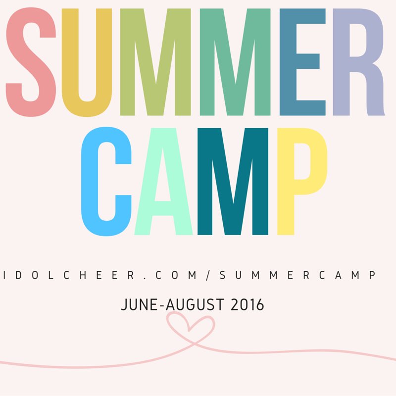 IDOLcheer's tweet photo. Join us this Summer at our camps! Register at https://t.co/Jkl8vX9OFC #IDOLCHEER #IDOLSUMMER16 https://t.co/W01mNZLQqh