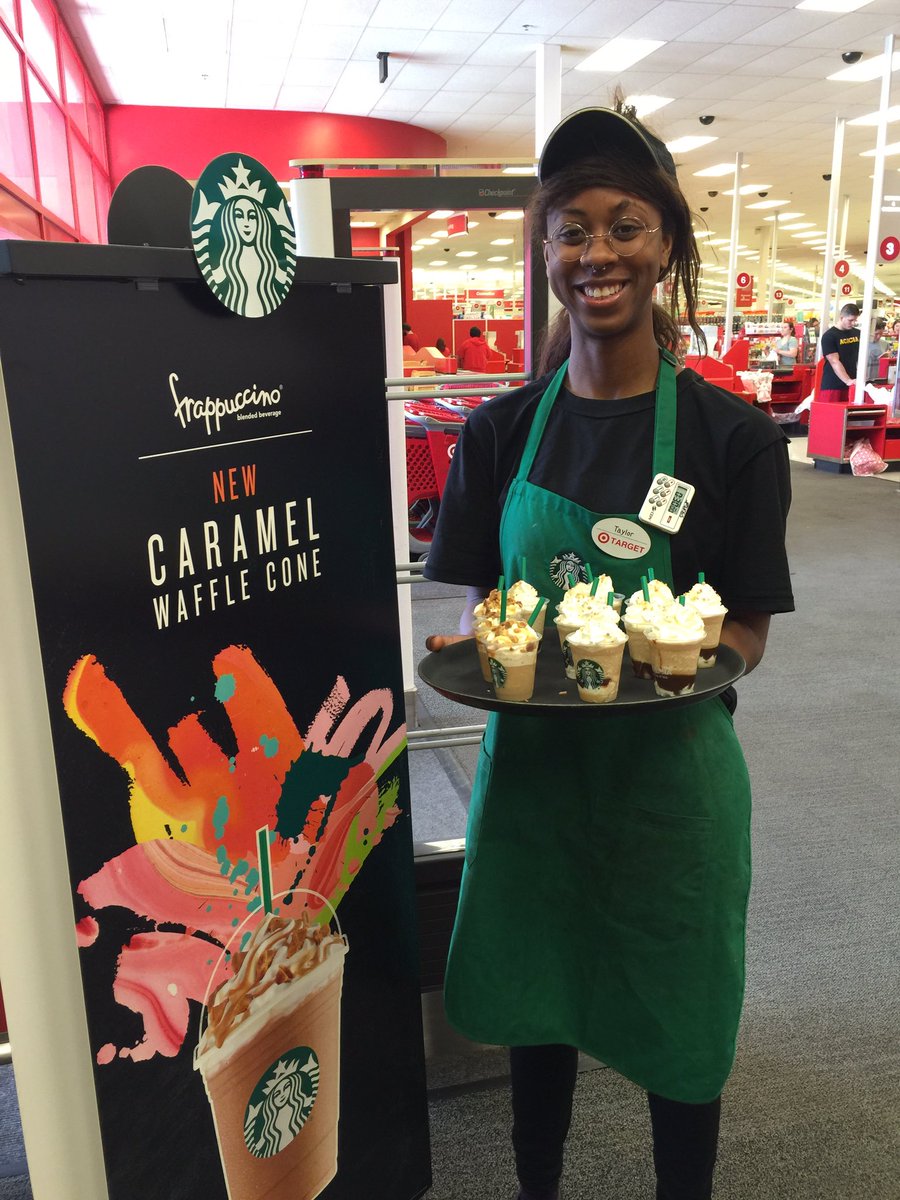 chadinha's tweet photo. Taylor knows how to have fun with #StarbucksSampling @laurensmithsbux @sdiana1021 @CaitlinTarget https://t.co/SGSkEp3JFq